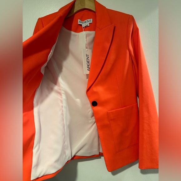 NWT; ARGENT Patch Pocket Blazer
in Wool Twill 🍓 - Picture 5 of 13